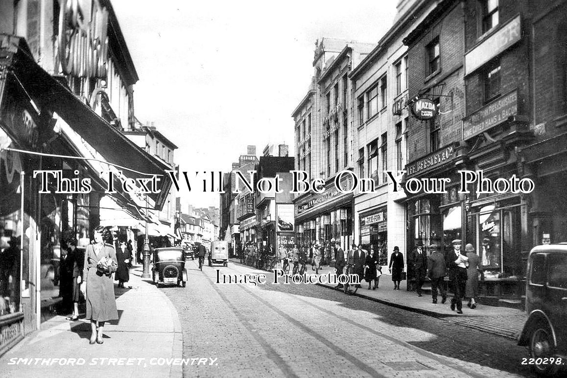 WA 2827 - Smithford Street, Coventry, Warwickshire c1938