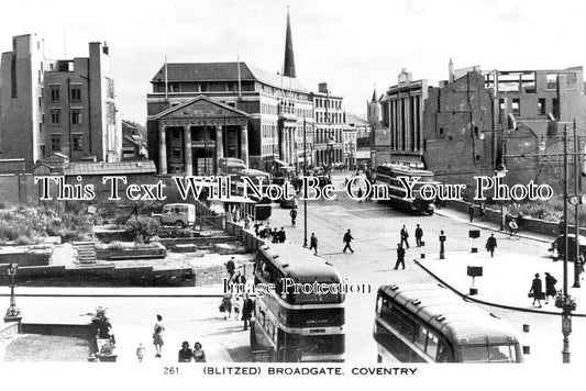 WA 2887 - Blitz Damage, Broadgate, Coventry, Warwickshire