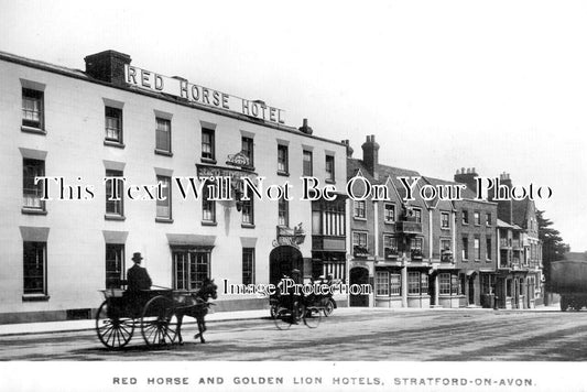 WA 2910 - The Red Horse & Golden Lion Hotel, Stratford On Avon