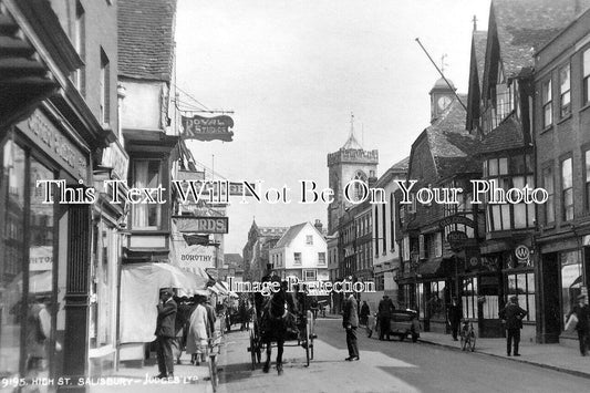 WI 1917 - High Street, Salisbury, Wiltshire