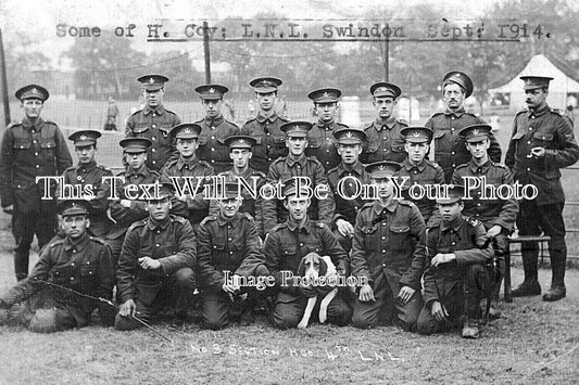 WI 1927 - H Company, 4th Loyal North Lancashire Rgt At Swindon WW1