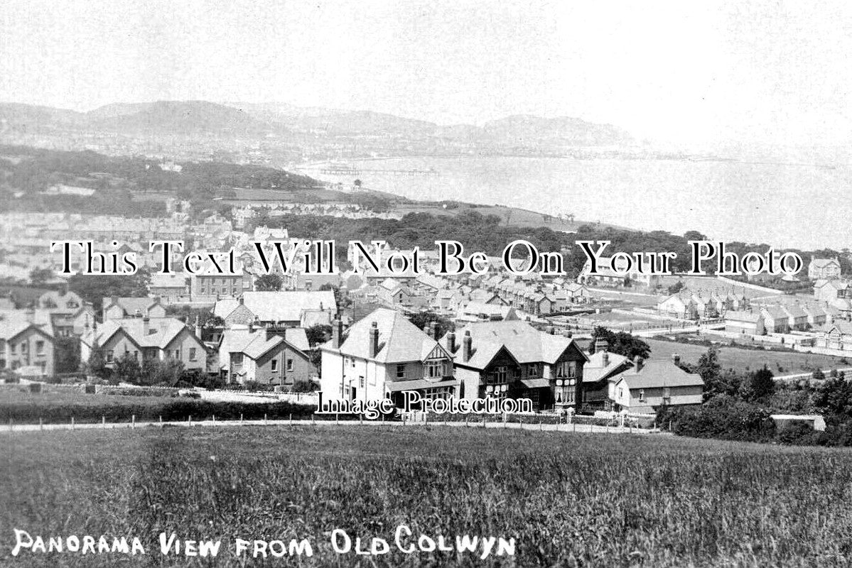 WL 3132 - Panorama View From Old Colwyn, Wales