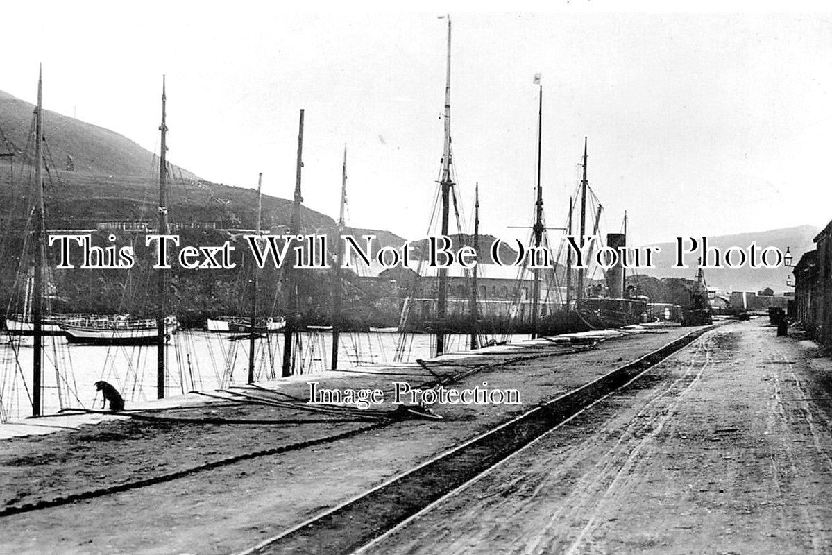 WL 3133 - The Harbour At Aberystwyth, Wales c1914