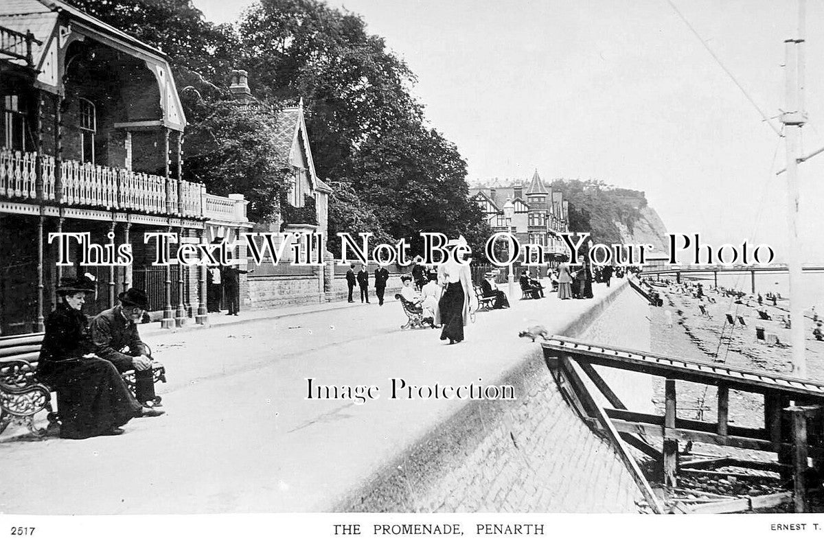 WL 3147 - The Promenade, Penarth, Wales c1910