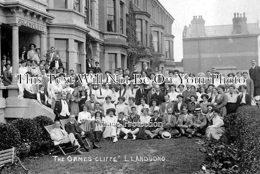 WL 3153 - The Ormes Cliffe Hotel, Llandudno, Wales c1910