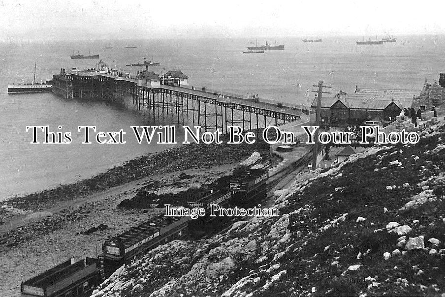 WL 3160 - The Pier At Mumbles, Wales c1914