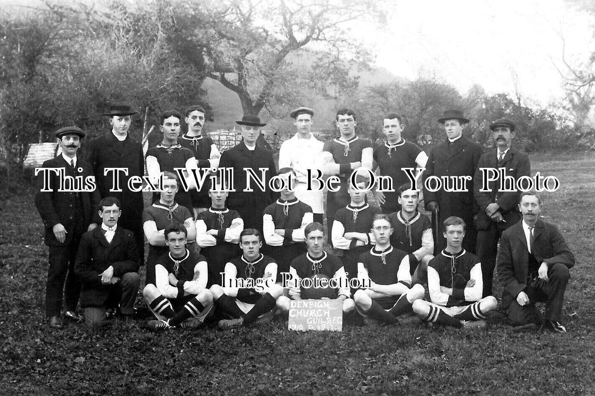 WL 3170 - Dengbigh Church Guild Football Club Team, Wales 1910