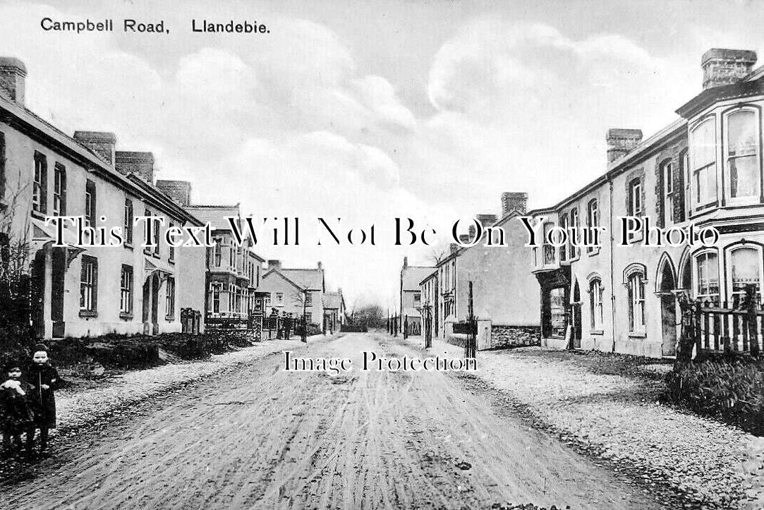 WL 3198 - Campbell Road, Llandebie, Wales c1911