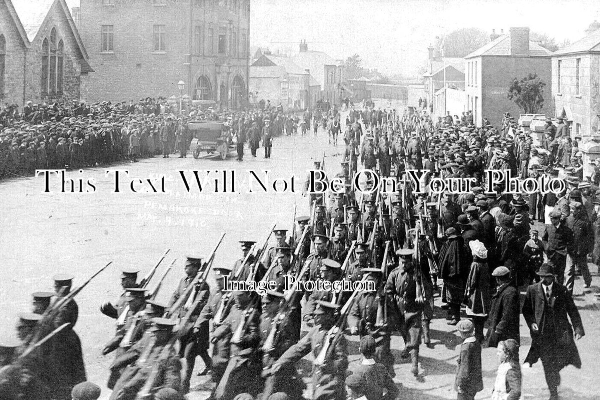 WL 3202 - King George V Procalimed In Pembroke Dock, Wales c1910