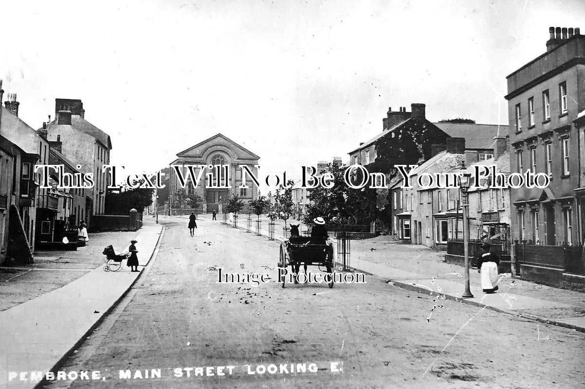 WL 3207 - Main Street, Pembroke, Wales c1914