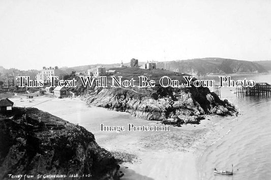 WL 3210 - Tenby From St Catherine Isle, Wales