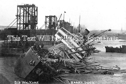 WL 3211 - SS Walkure Disaster At Barry Docks, Wales