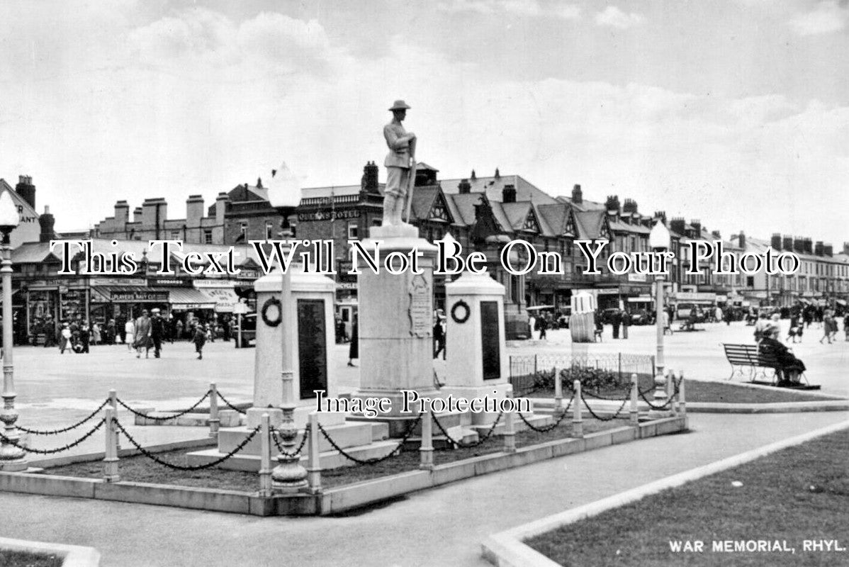 WL 3232 - Rhyl War Memorial, Wales