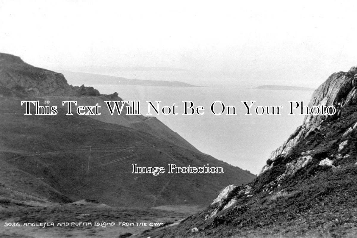 WL 3264 - Anglesey & Puffin Island From The Cwm, Wales c1915