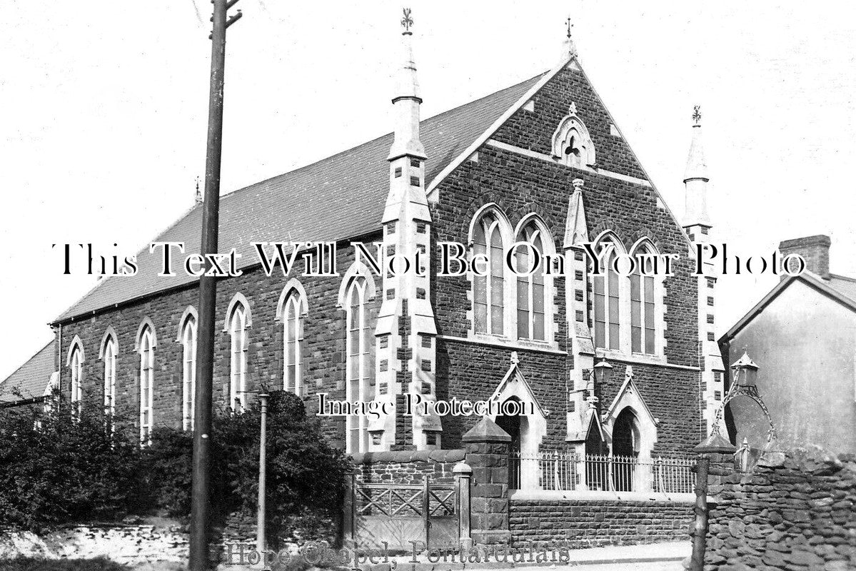 WL 3300 - Hope Chapel, Pontardulais, Swansea, Wales c1906