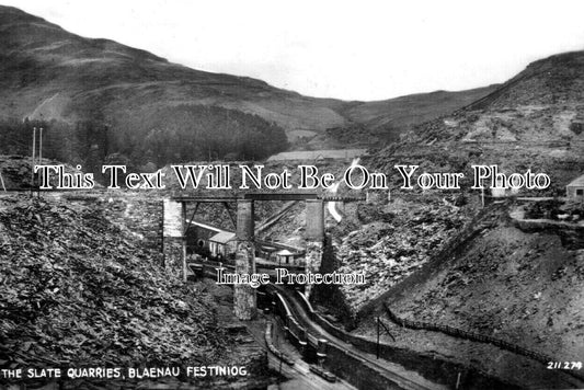 WL 3312 - The Slate Quarries At Blaenau Festiniog, Wales