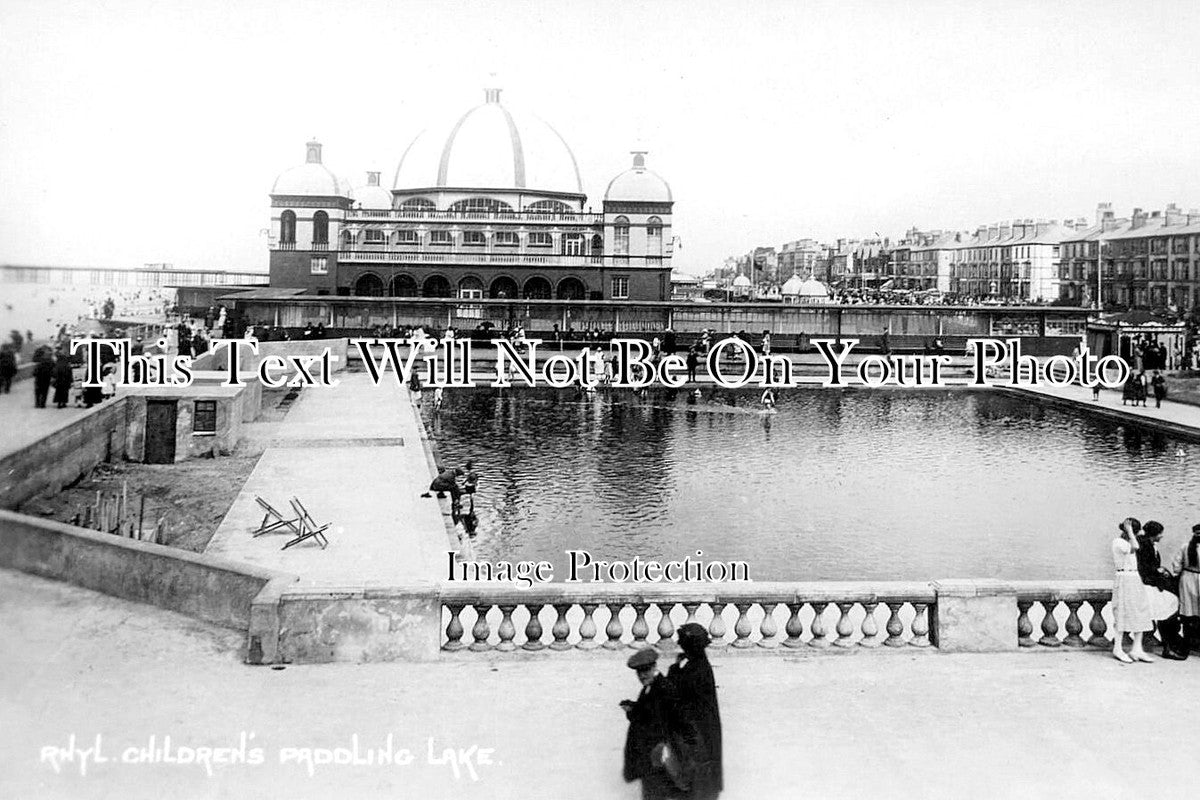 WL 3330 - Childrens Paddling Lake, Rhyl, Wales