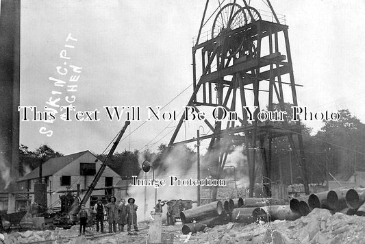 WL 3361 - Sinking C Pit, Machen Colliery, Wales c1918