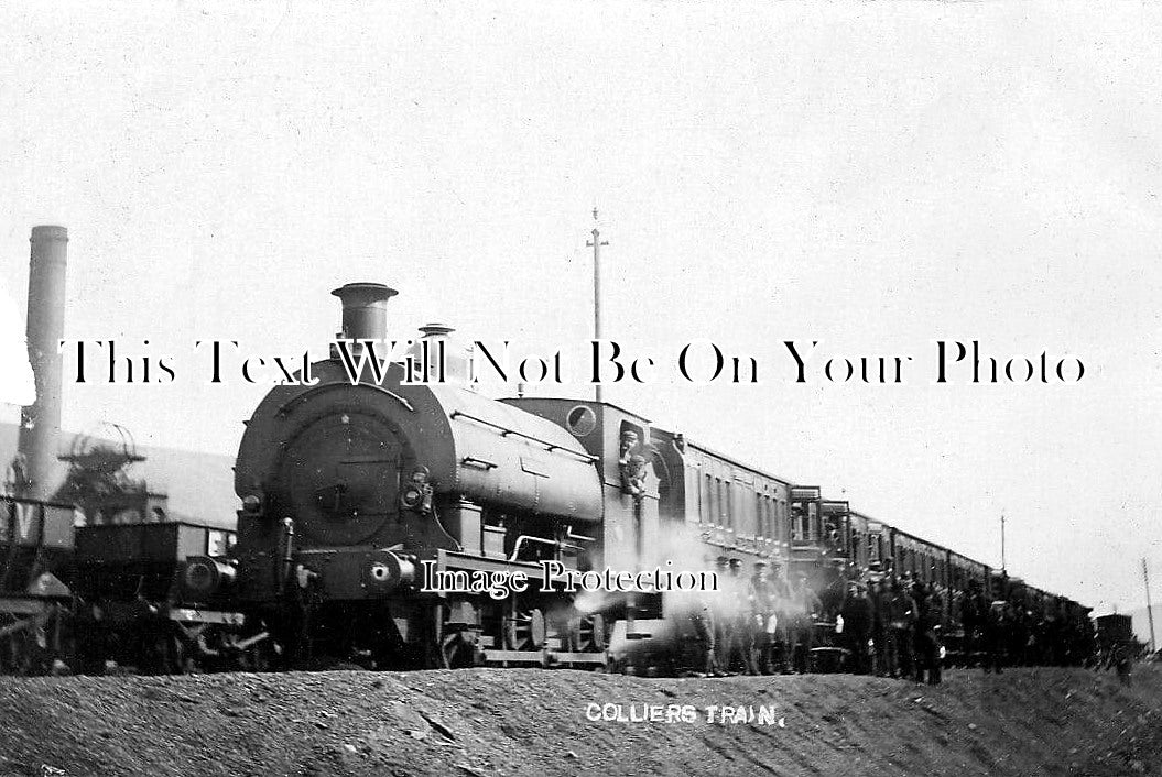 WL 3378 - Colliers Train, Ebbw Vale, Wales