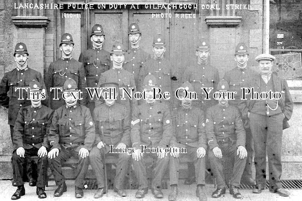 WL 3379 - Lancashire Police, Gilfach Coch Coal Strike, Wales 1910-11