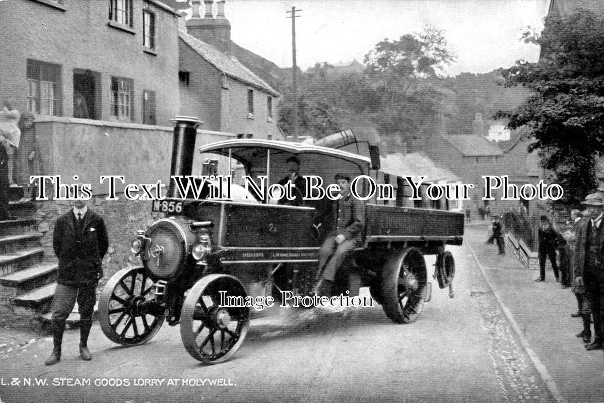 WL 3413 - L&NW Steam Goods Lorry, Holywell, Wales