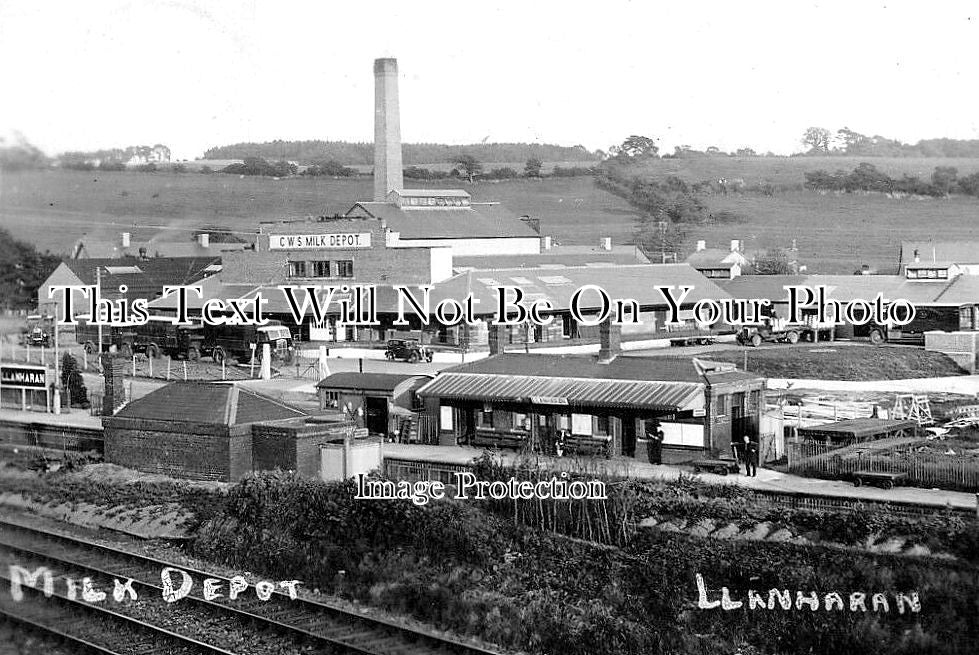 WL 3437 - Milk Depot, Llanharan, Wales c1940