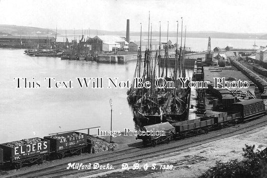 WL 3486 - Milford Docks, Wales c1908