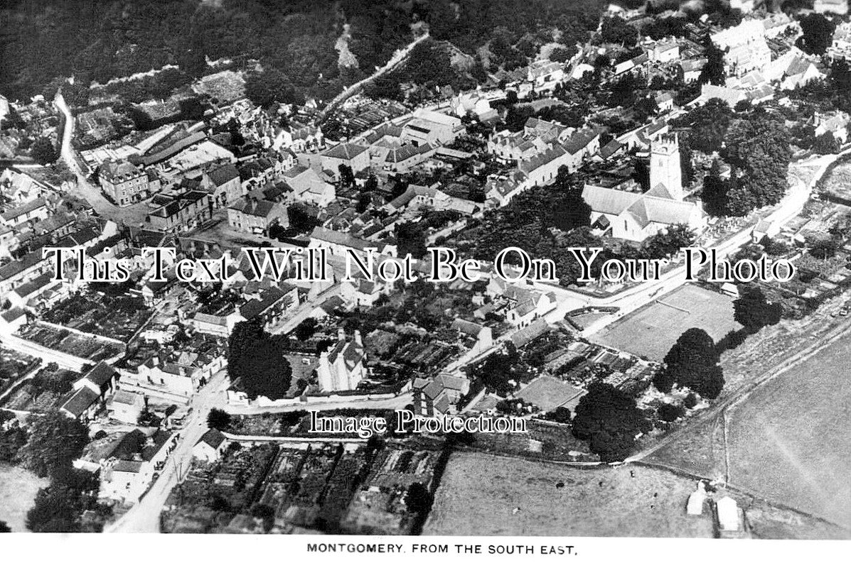 WL 3487 - Montgomery From The Air, Wales