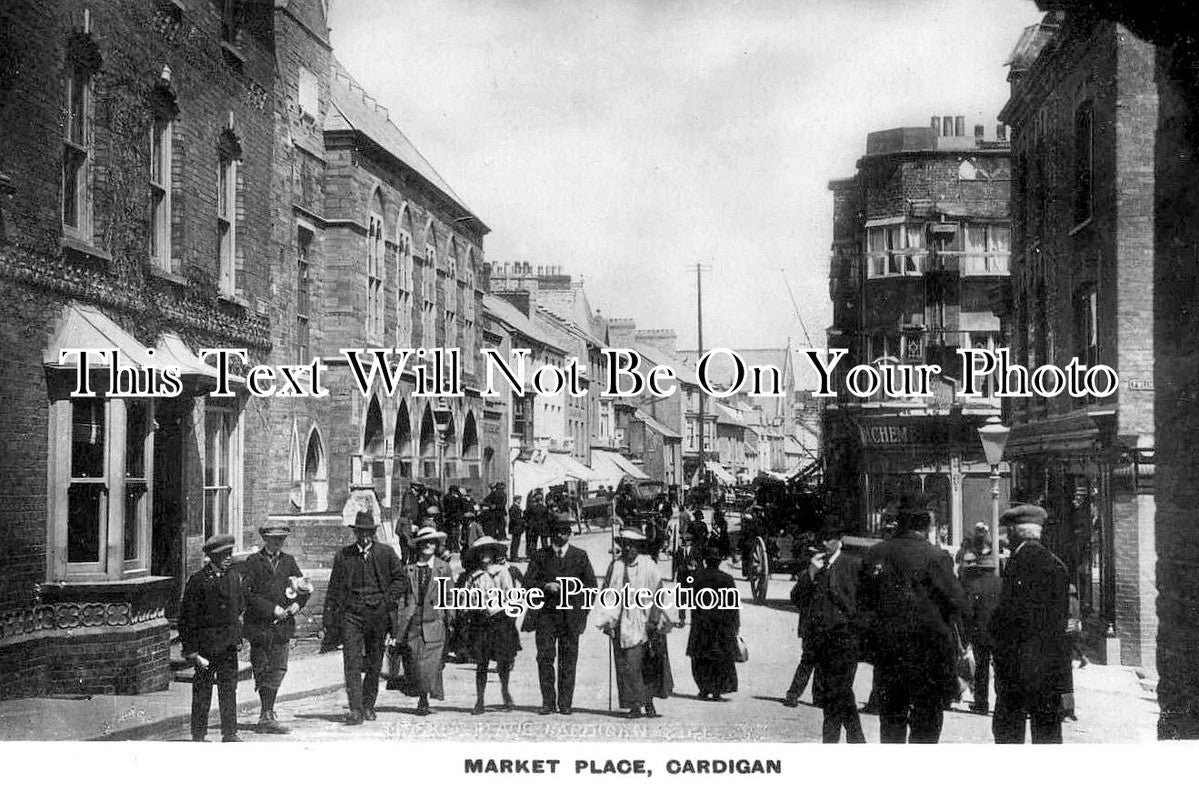 WL 3495 - Cardigan Market Place, Wales