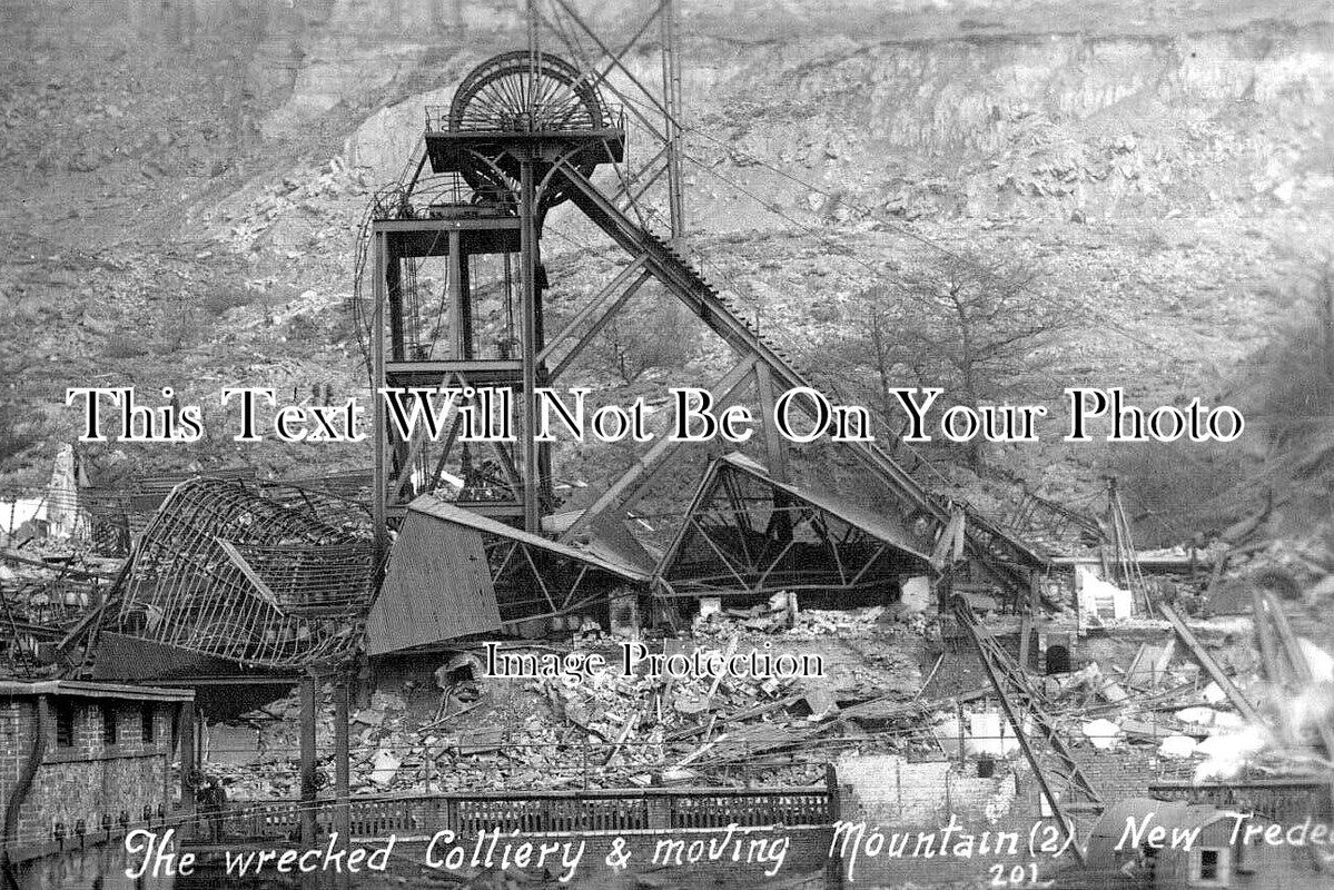WL 3525 - Wrecked Colliery Coal Mine, New Tredegar, Wales