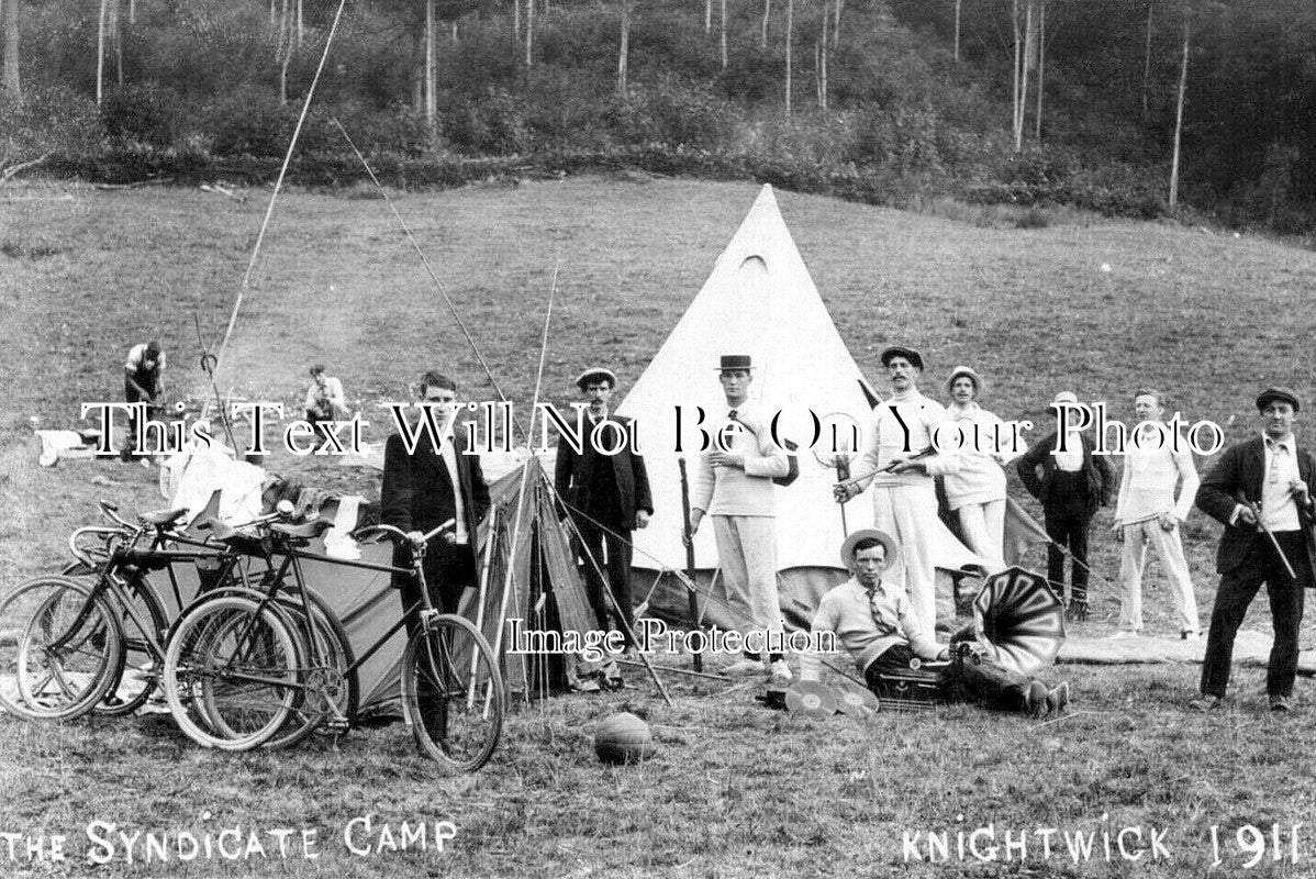 WO 1835 - The Syndicate Camp, Knightwick, Worcestershire 1911