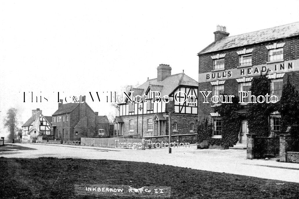 WO 1864 - The Bulls Head Inn Pub, Inkberrow, Worcestershire – JB Archive