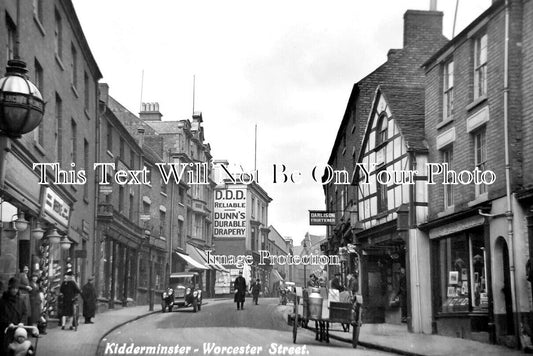 WO 1878 - Worcester Street, Kidderminster, Worcestershire