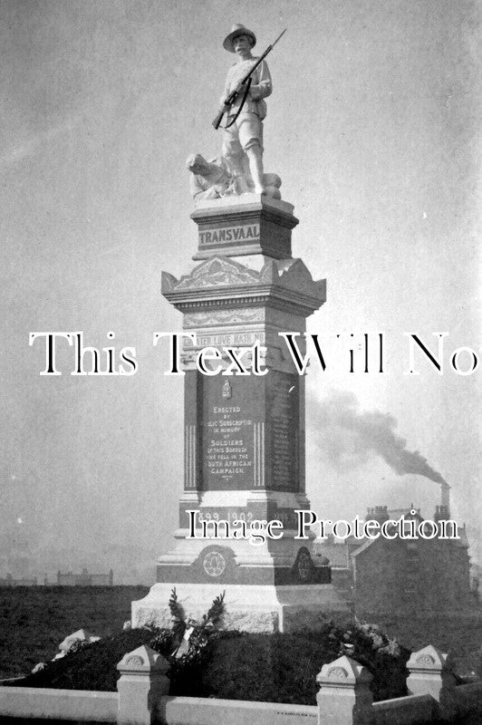 WO 1884 - Boer War Memorial, Dudley, Worcestershire c1904