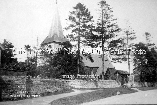 WO 1886 - Church At Clifton On Teme, Worcestershire c1921