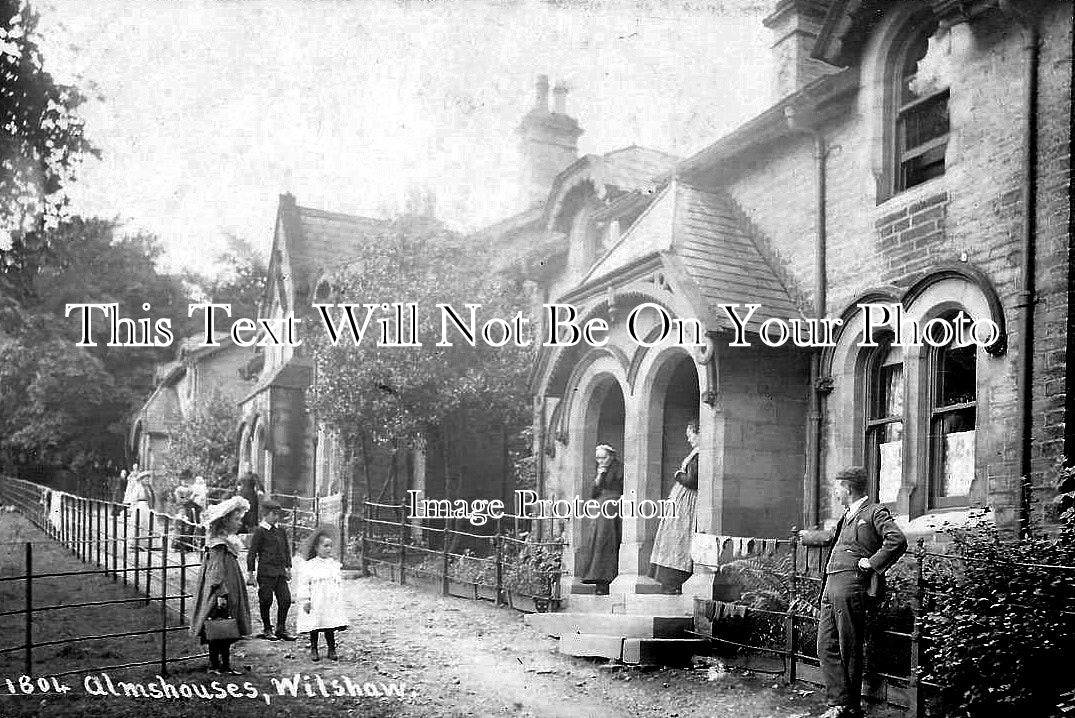 YO 13728 - Almshouses, Wilshaw, Yorkshire