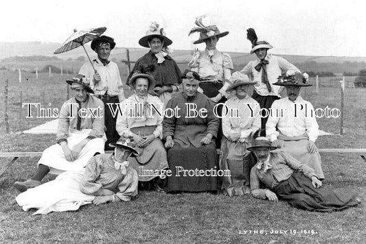 YO 13729 - Lyhte Fancy Dress, Men As Women, Yorkshire 1919