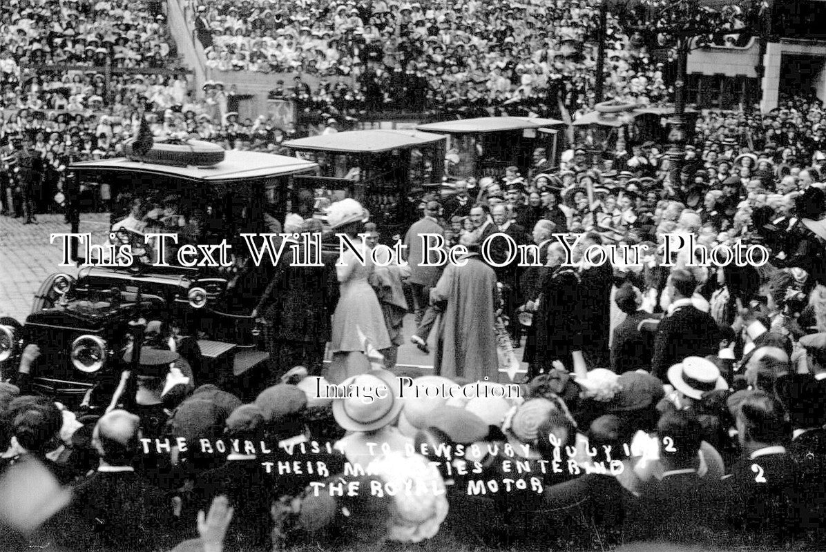 YO 13742 - Royal Visit To Dewsbury, Yorkshire 1912