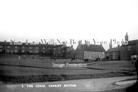 YO 13828 - The Green, Sheriff Hutton, Yorkshire