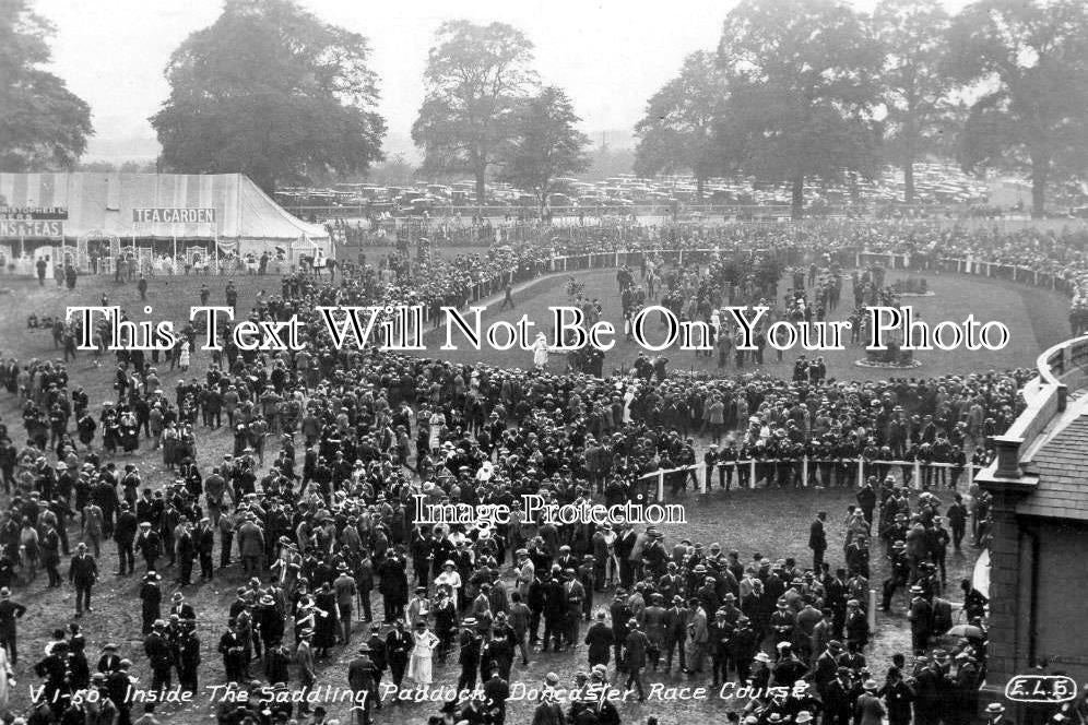 YO 13841 - The Saddling Paddock, Doncaster Race Course, Yorkshire