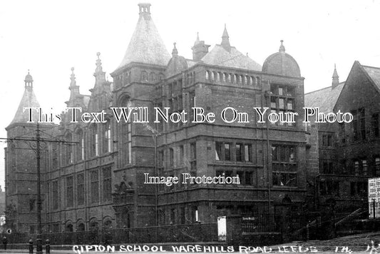 YO 13851 - Gipton School, Harehills Road, Leeds, Yorkshire c1912