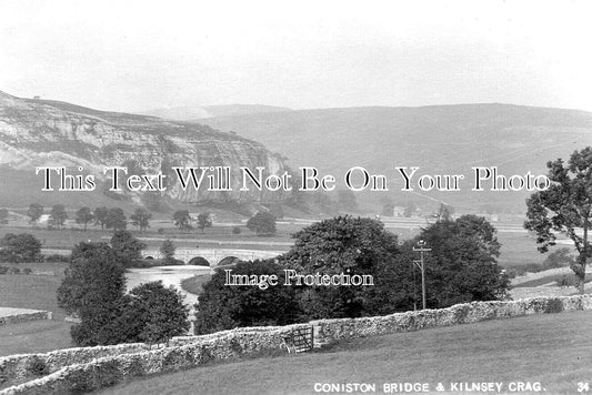 YO 13861 - Coniston Bridge & Kilnsey Crag, Yorkshire