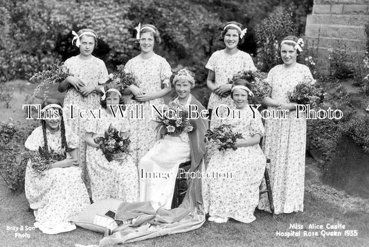 YO 13862 - Miss Alice Castle Hopsital Rose Queen, Holmfirth 1935