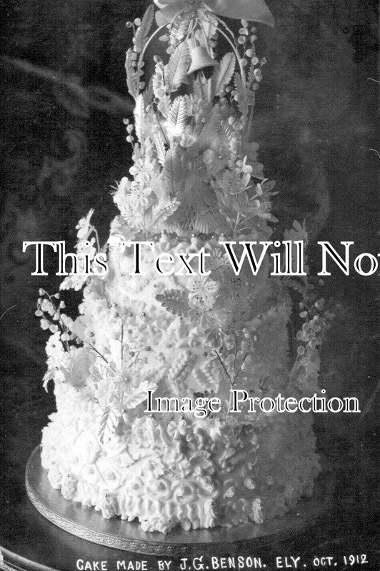 YO 13866 - Cake Made By JG Benson, Ely, Yorkshire 1912