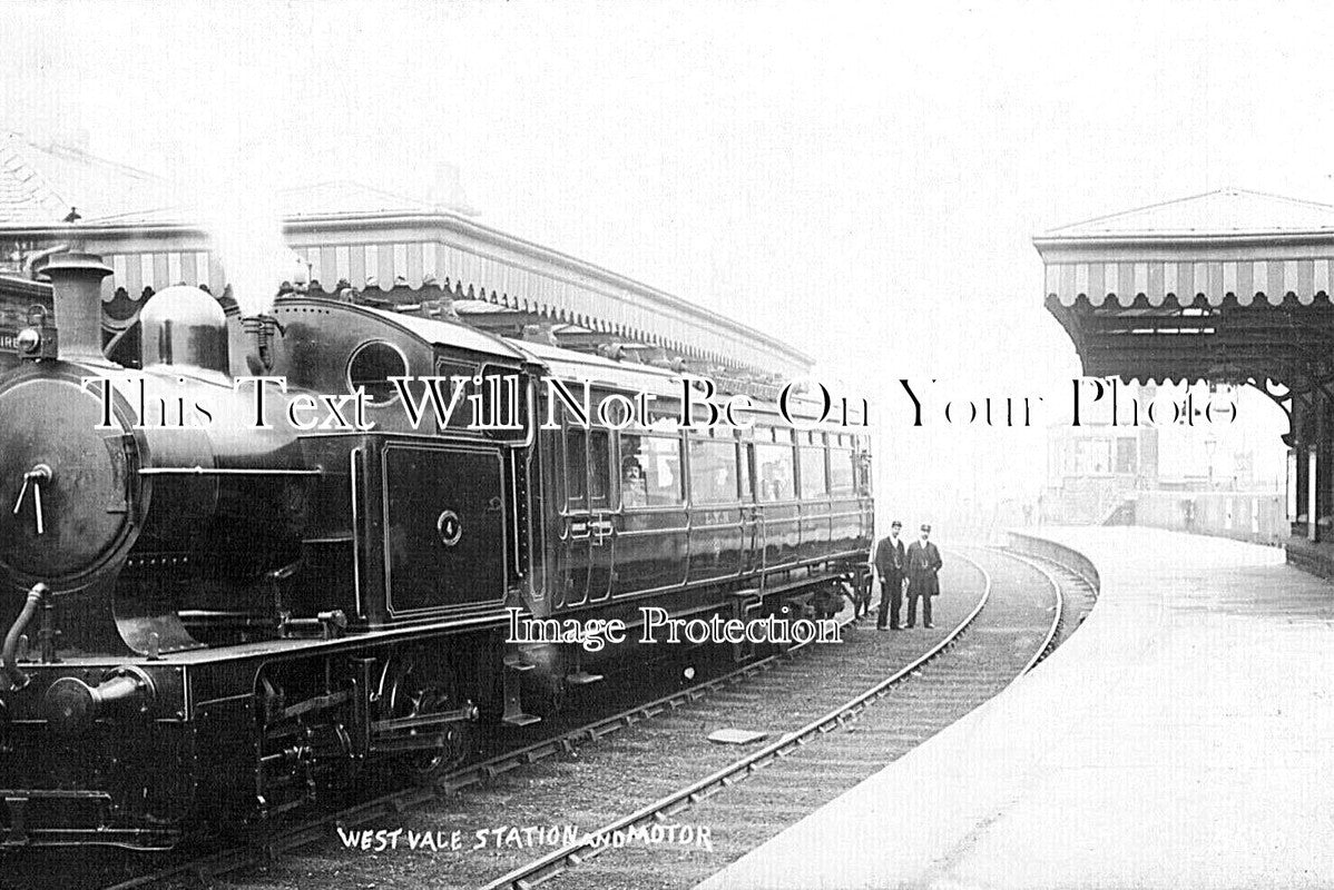 YO 13869 - West Vale Railway Station, Calderdale, Yorkshire