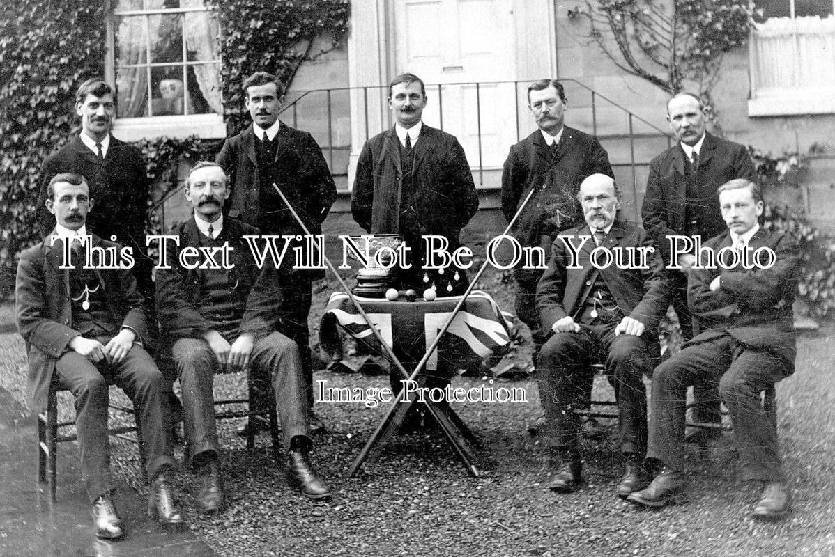 YO 13891 - Billiards Team, Whitby, Yorkshire