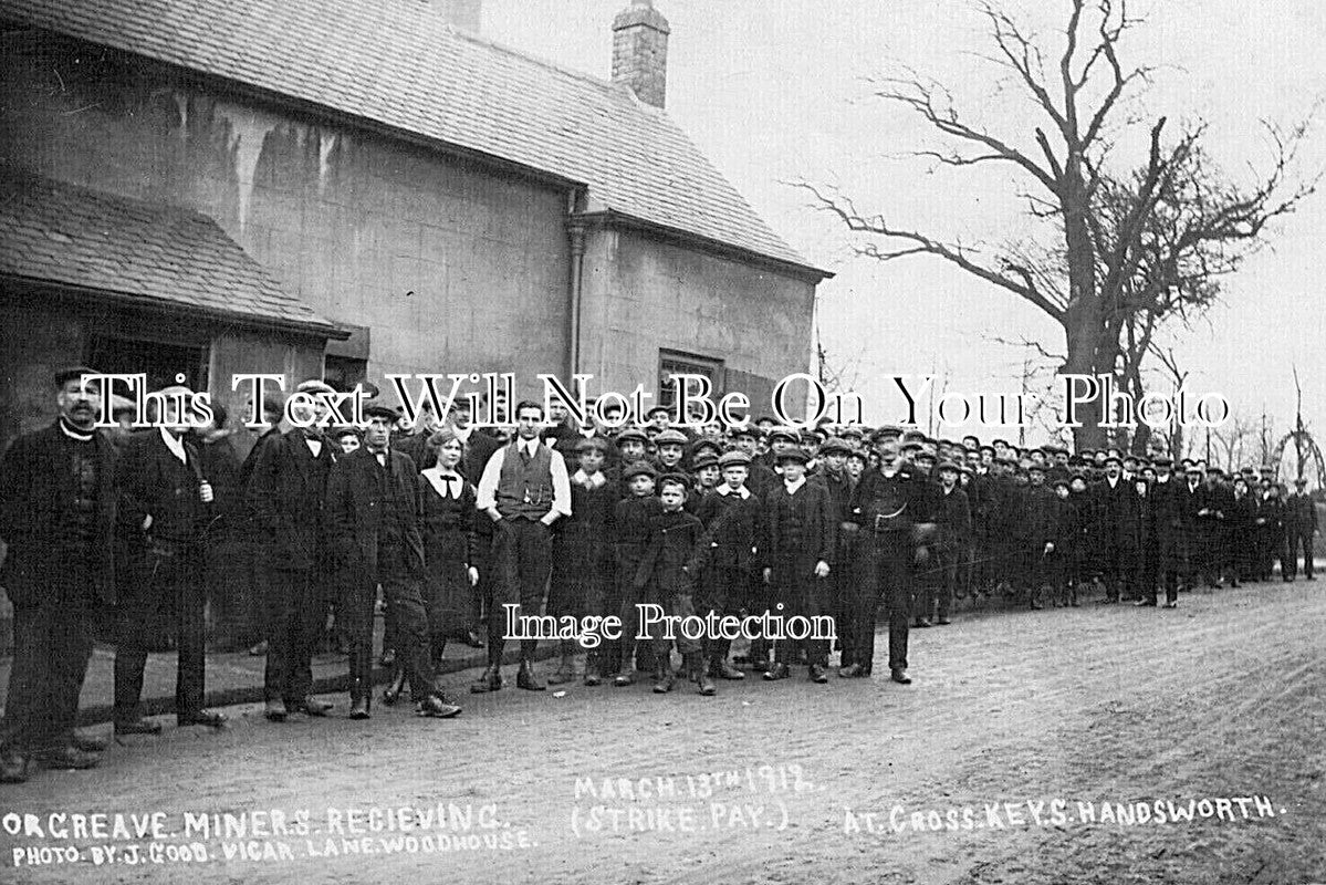 YO 13898 - Miners Strike Pay, Orgreave, Sheffield, Yorkshire