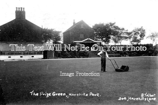 YO 13912 - The Prize Green, Harehills Park, Leeds, Yorkshire c1921