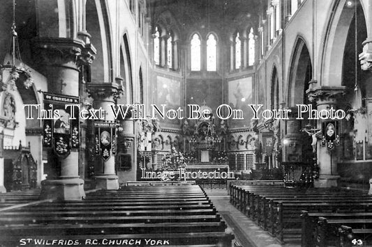 YO 13915 - St Wilfrids RC Church, York, Yorkshire