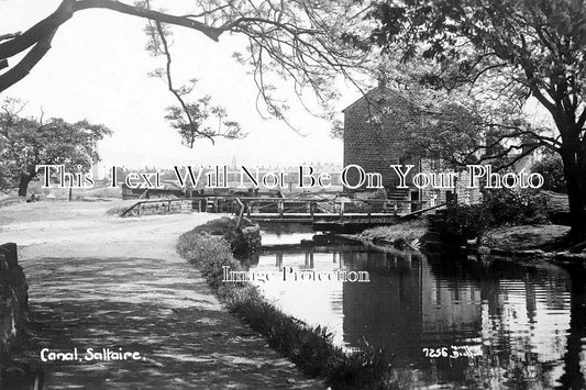 YO 13953 - Canal At Saltaire, Bradford, Yorkshire